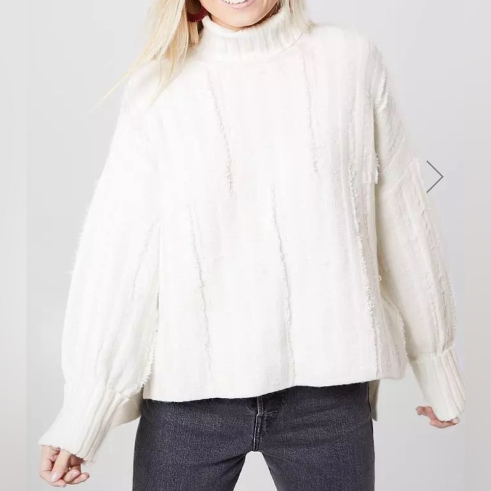 Gilli Picked Stitch Sweater - NWT - Size S